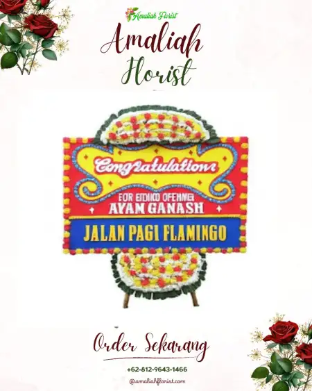 Sewa Papan Bunga Wisma BCA Foresta BSD Tangerang